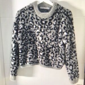 Bershka Leopard Print Sweater